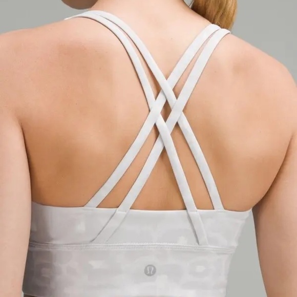 Lululemon | Energy Longline Bra Medium Support | Spray Leopard Grey Multi | 12 - Picture 5 of 5